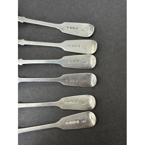 149 - A set of six Victorian hallmarked silver teaspoons, weight approx. 95g