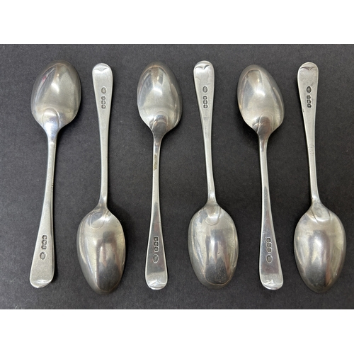 150 - A set of six hallmarked silver teaspoons, weight approx. 145g