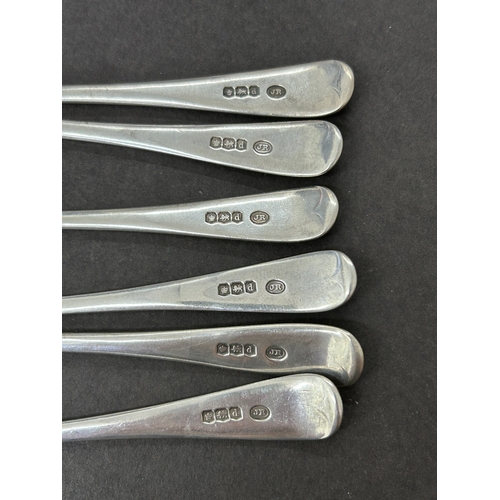150 - A set of six hallmarked silver teaspoons, weight approx. 145g