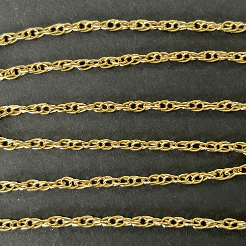 162 - A 9ct gold chain, approx. 26