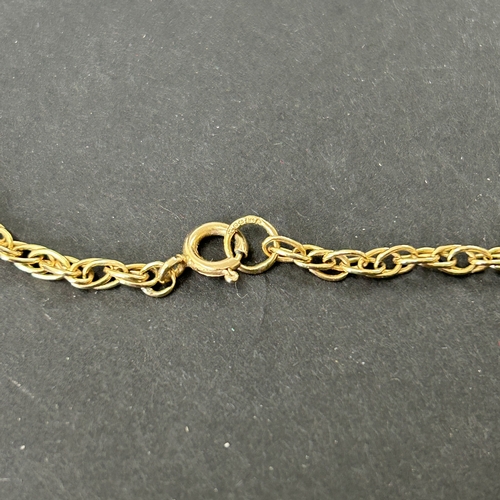 162 - A 9ct gold chain, approx. 26