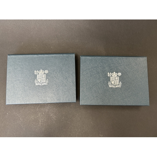 166 - Two Royal Mint boxed sets of 1984 proof coin collections