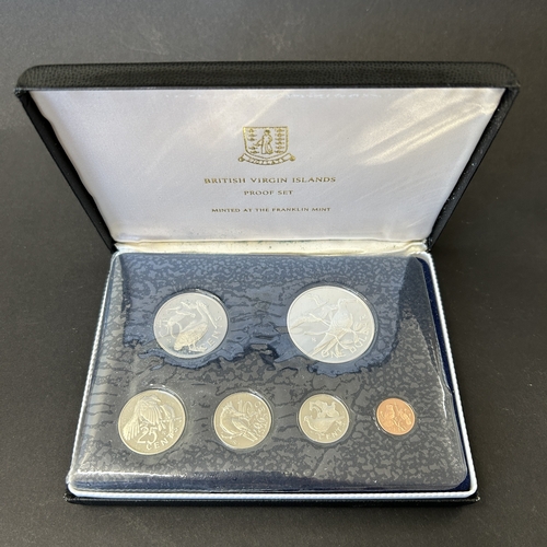 167 - 1974 Franklin Mint Coinage of the British Virgin Islands proof set