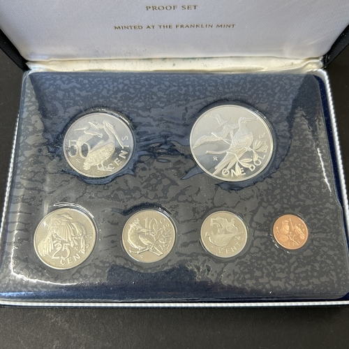 167 - 1974 Franklin Mint Coinage of the British Virgin Islands proof set