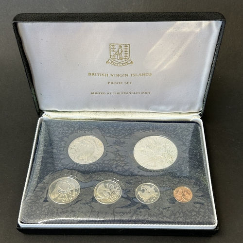 168 - 1974 Franklin Mint Coinage of the British Virgin Islands proof set