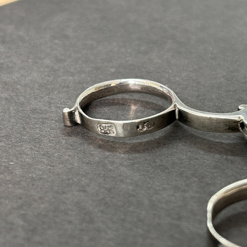 177 - 19th Century hallmarked silver sugar tongs, approx. 4 1/2