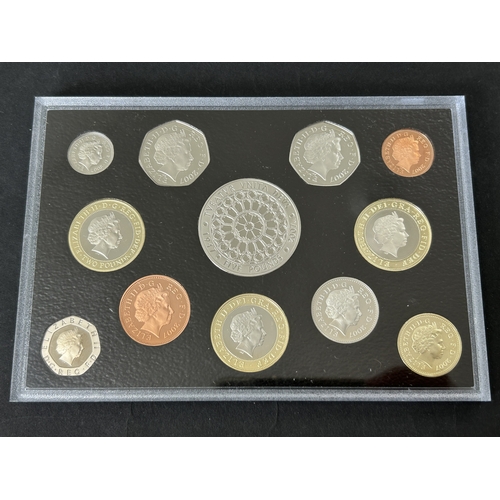 21 - A cased 2007 Royal Mint Coin Collection including £5, 3 x £2 etc