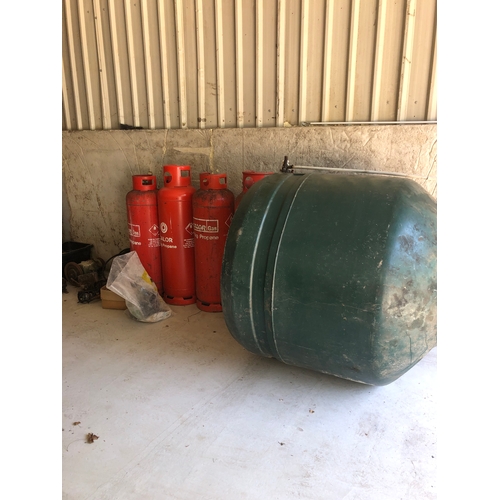 188 - 4 X 47kg Empty Propane Gas Cylinders