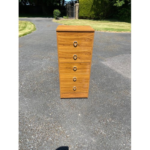 218 - Upright chest of drawers