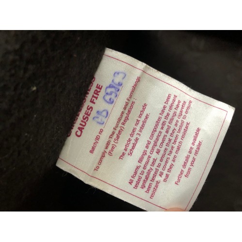 222A - Pair of comfy red arm chairs with removable covers. Solid wood frame