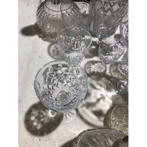 267 - 2 Fruit boxes containing glassware
