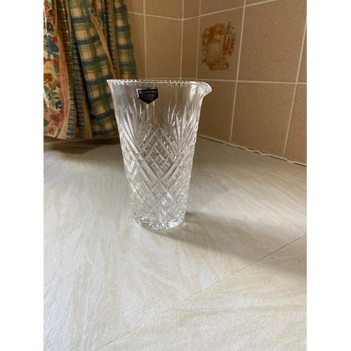 280 - Wordsley crystal vase