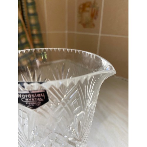 280 - Wordsley crystal vase