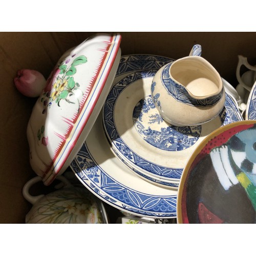 289 - Large box of Chinaware