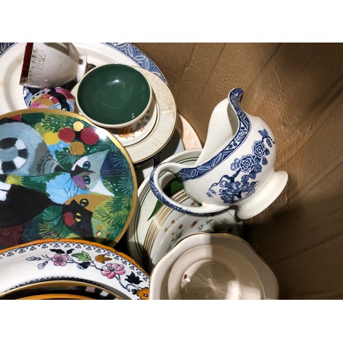 289 - Large box of Chinaware