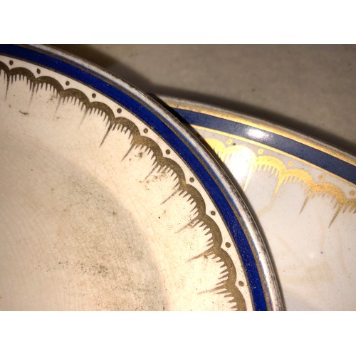 292 - Large platters to include Cauldon China