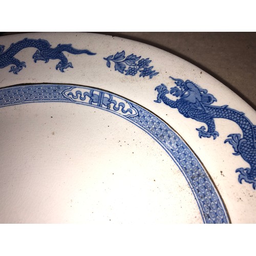 292 - Large platters to include Cauldon China