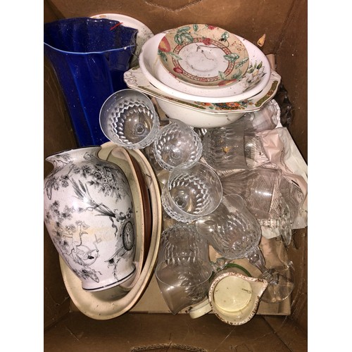 293 - Mixed box of Glass/China