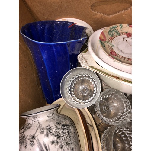 293 - Mixed box of Glass/China