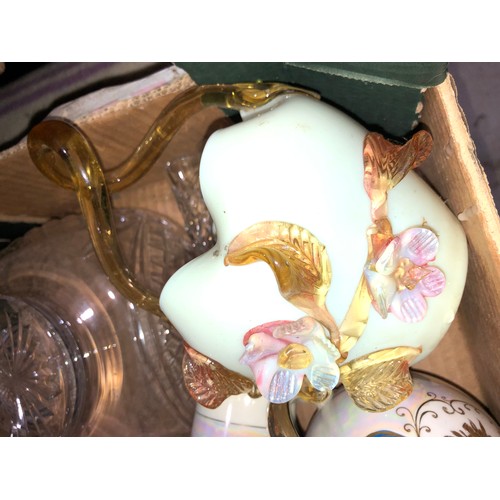 305 - Glass/China items including figurines