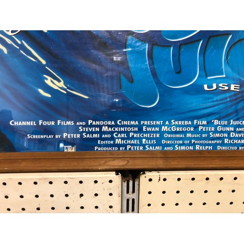 457 - Framed Original Blue Juice Poster