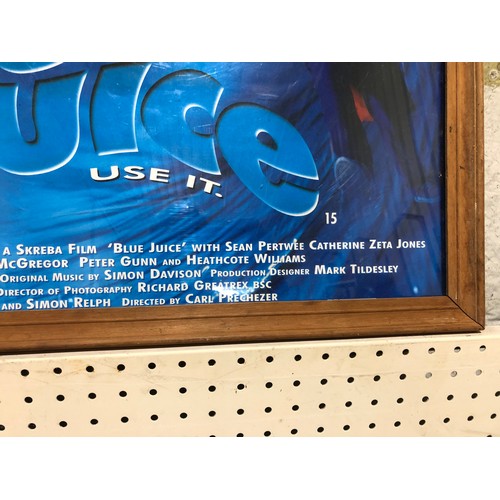 457 - Framed Original Blue Juice Poster