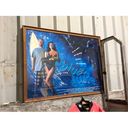 457 - Framed Original Blue Juice Poster