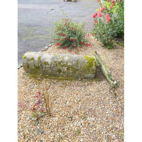 2 - Large agricultural granite roller