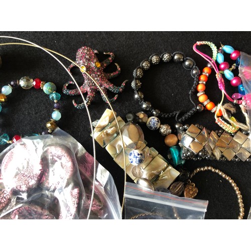 6 - Costume jewellery ref.CA8 - Selection of necklaces  and bracelets etc