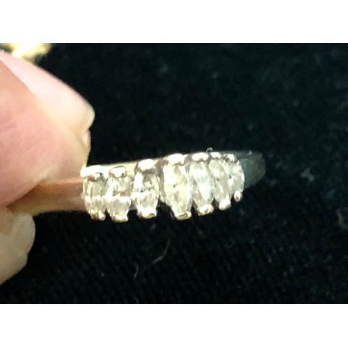 21 - 0.375 carat Diamond Hallmarked & Certified S12 G1 18ct Gold Ring. Size N-O.