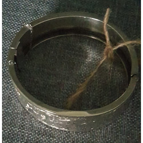 52 - Victorian 1883/84 Silver Bangle