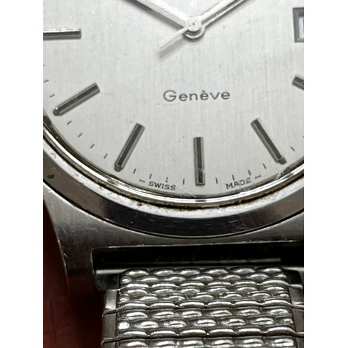 53 - Gents Omega Geneve Automatic watch with Fixoflex flexible strap 1970's