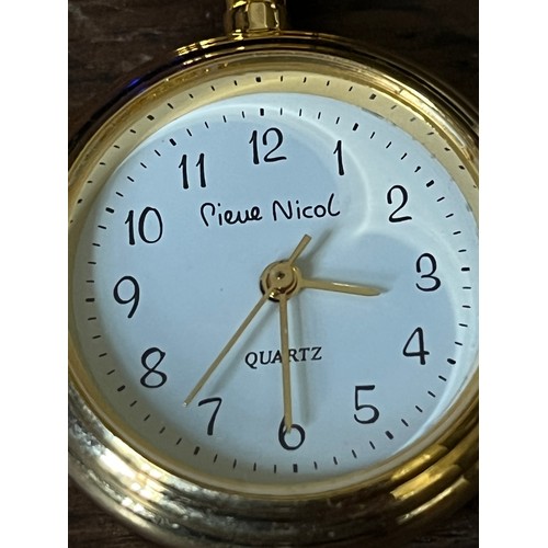 56 - Piere Nichol Fob watch 1990's Gold coloured finish