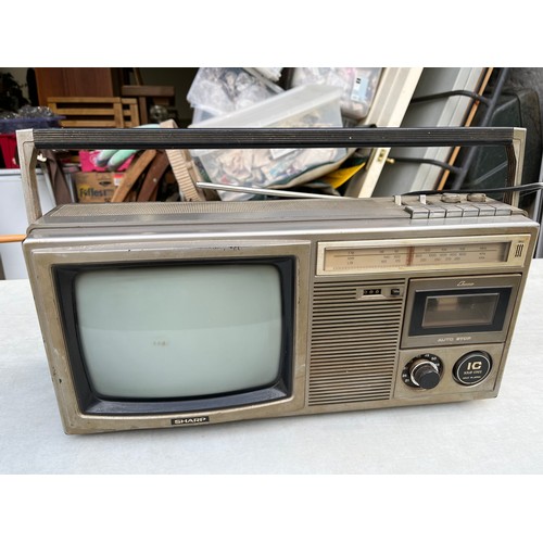 84 - Vintage Portable TV by Sharp