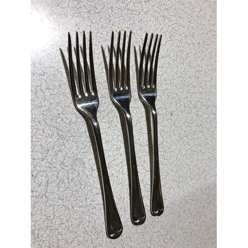 670 - Large Military plated forks  .