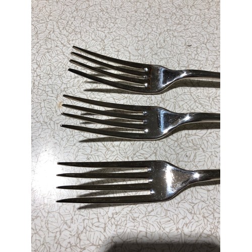 670 - Large Military plated forks  .