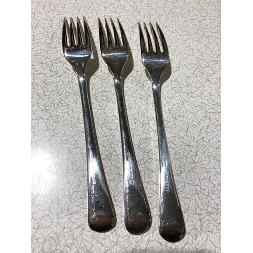 670 - Large Military plated forks  .