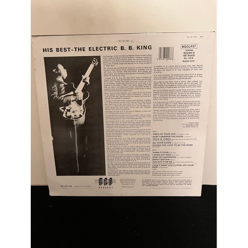 76 - B B King. His best the electric. BGO LP37