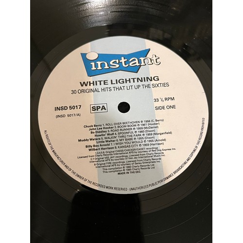 92 - White lightning 30 original hits that lit up the 60's. Double album. INSD-5017