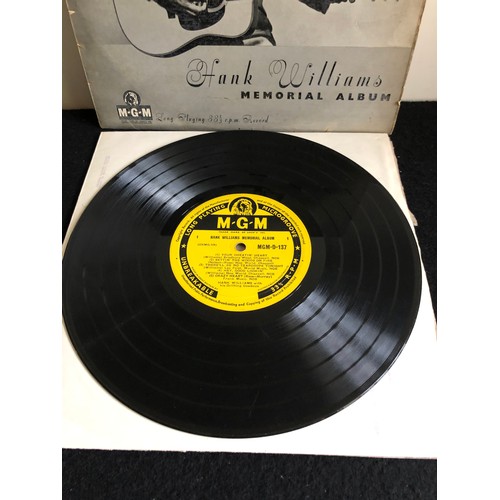 202 - Hank Williams Memorial Album. MGM D 137