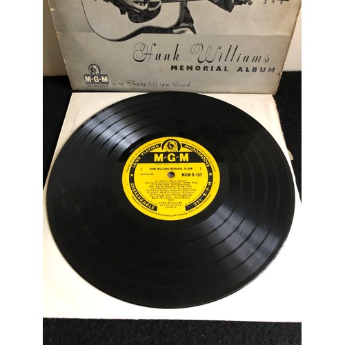 202 - Hank Williams Memorial Album. MGM D 137