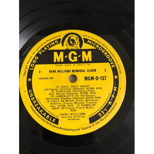 202 - Hank Williams Memorial Album. MGM D 137