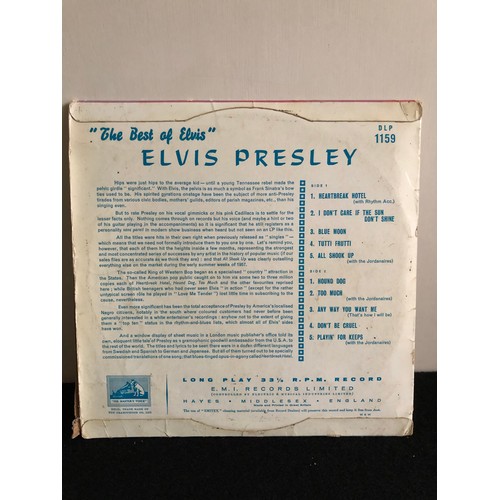 203 - The Best of Elvis. HMV. DLP 1159