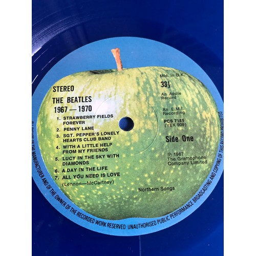 208 - The Beatles / 1967-1970 on Blue Vinyl. PCSPB 718