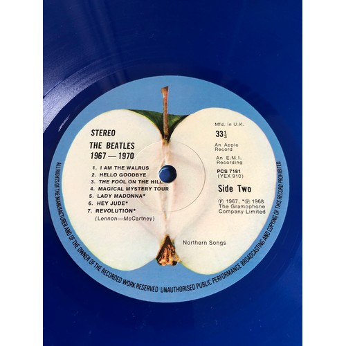 208 - The Beatles / 1967-1970 on Blue Vinyl. PCSPB 718