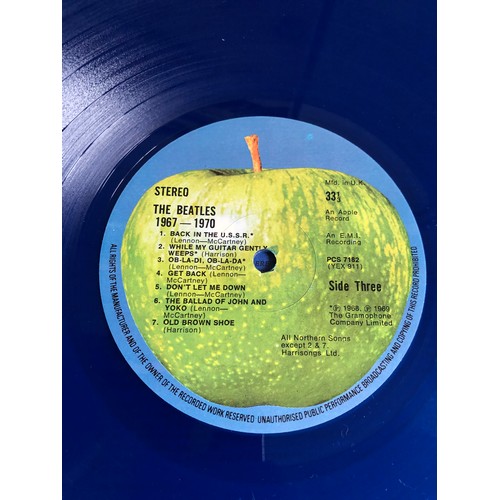 208 - The Beatles / 1967-1970 on Blue Vinyl. PCSPB 718