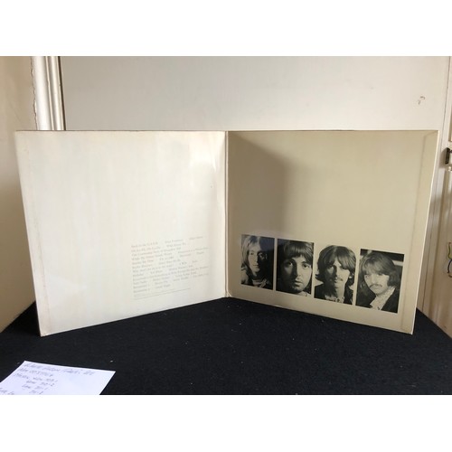 218 - Beatles. The White Album. Cover No.0037764. Matrix No. as note pictured. Includes photographic image... 