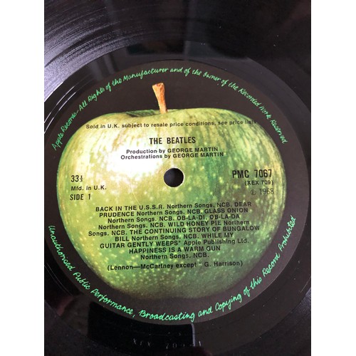 218 - Beatles. The White Album. Cover No.0037764. Matrix No. as note pictured. Includes photographic image... 