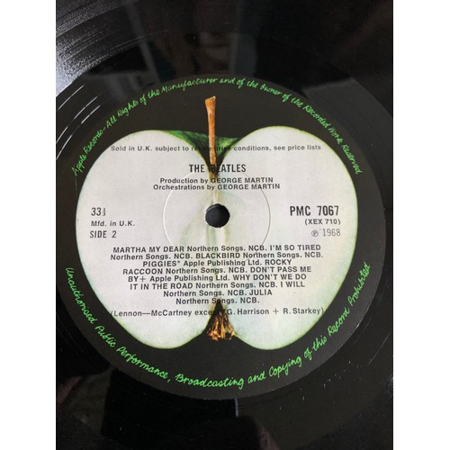 218 - Beatles. The White Album. Cover No.0037764. Matrix No. as note pictured. Includes photographic image... 