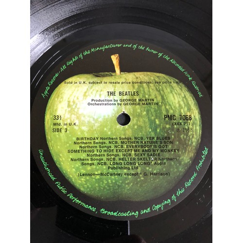 218 - Beatles. The White Album. Cover No.0037764. Matrix No. as note pictured. Includes photographic image... 